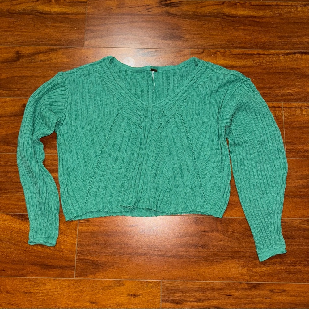 Free People Cropped Sweater